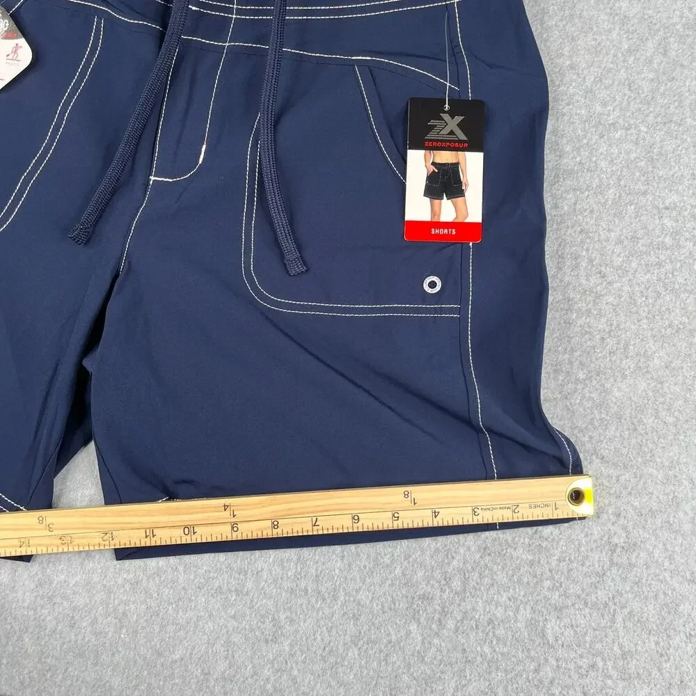 ZeroXposur Swim Trunks Mens Medium Navy Blue Board Shorts Bathing Suit